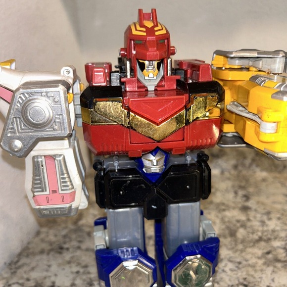 Bandai Power Rangers Lost‎ Galaxy 1998 Deluxe Galaxy Megazord Incomplete - Picture 2 of 5